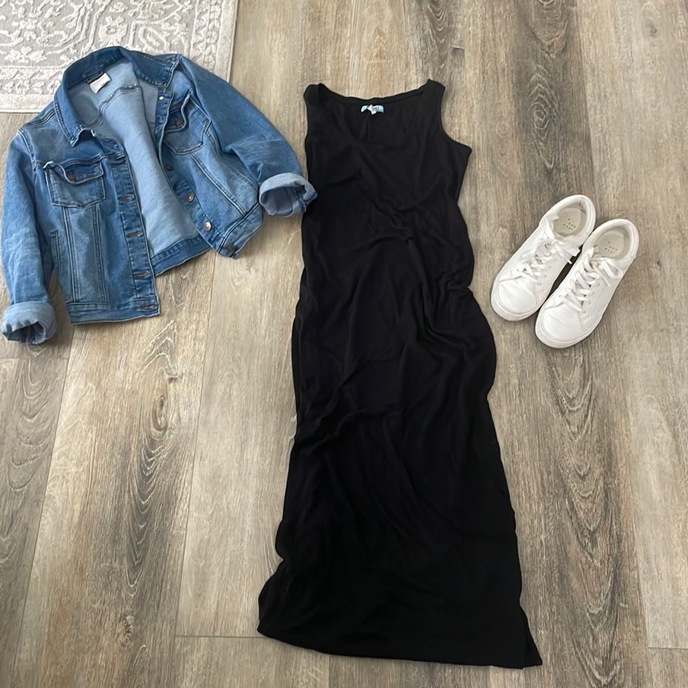 Maternity Black Tank dress